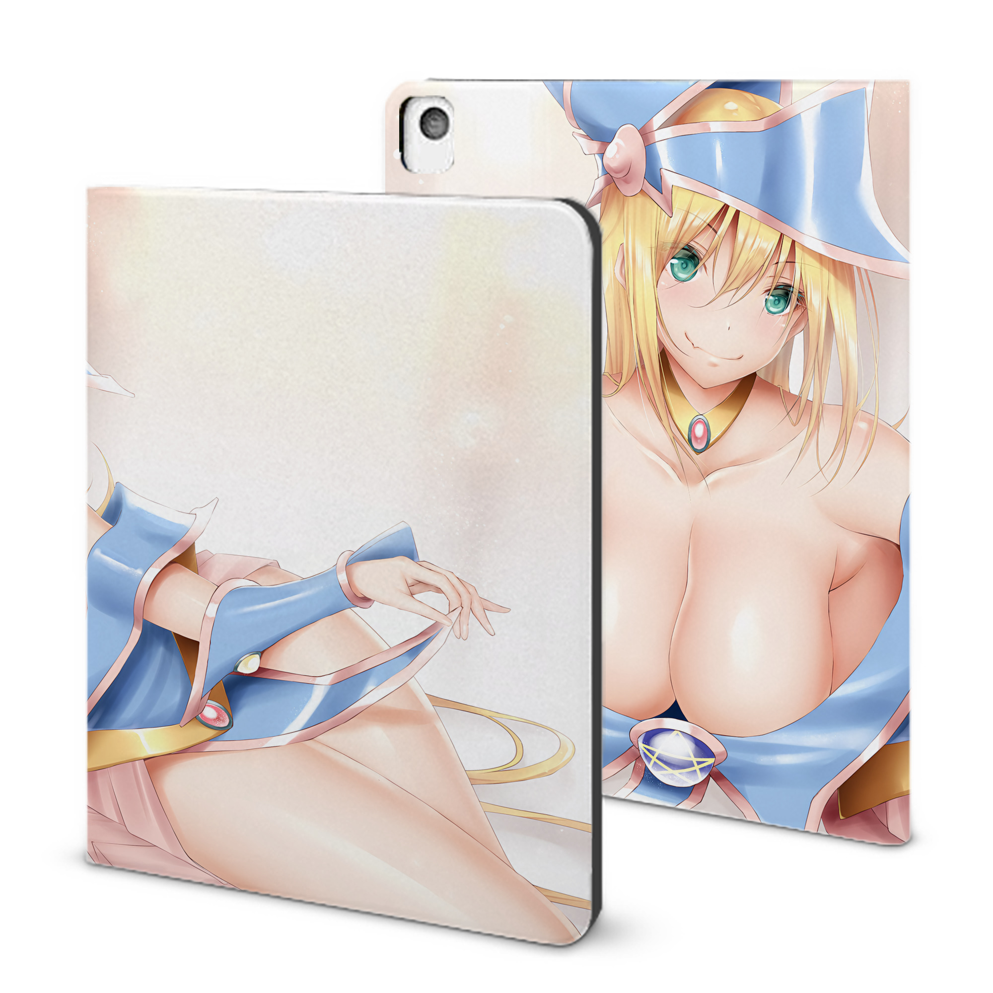 （画像用） 遊☆戯☆王 Yu-Gi-Oh! IPadケース ペンホルダー付き ブックスタイルデザイン